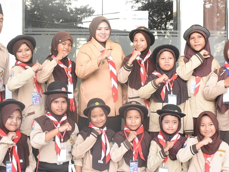 PERAN AKTIF SDN 4 SELETRENG DALAM PRAMUKA